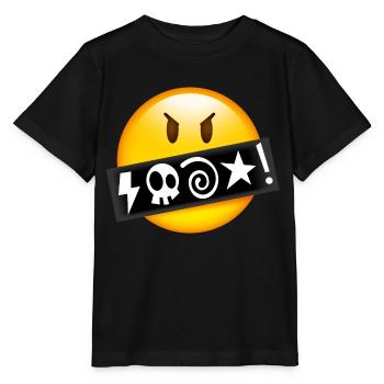 Smiley Swearing - Stanley/Stella MINI CREATOR Kids’ T-Shirt - black - Front - Mikhail (115cm)