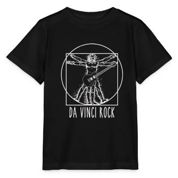 Da Vinci rockt - Stanley/Stella Kinder T-Shirt MINI CREATOR  - Schwarz - Vorne - Mikhail (115cm)