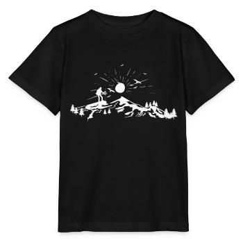 Hiking. Hike. - Stanley/Stella MINI CREATOR Kids’ T-Shirt - black - Front - Mikhail (115cm)