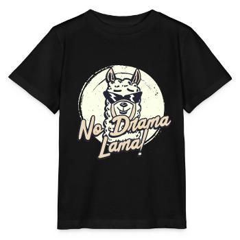 Pas de drame, lama! - T-shirt bio MINI CREATOR Stanley/Stella Enfant - noir - Devant - Mikhail (115cm)