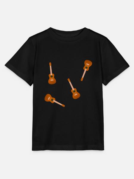 Ukulele - Stanley/Stella Kinder T-Shirt MINI CREATOR - Schwarz