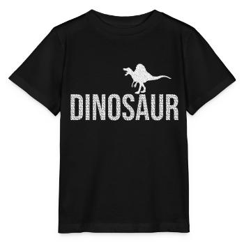 Dinosaur Dinos Dinosaurs Dinosaurs - Stanley/Stella MINI CREATOR Kids’ T-Shirt - black - Front - Mikhail (115cm)