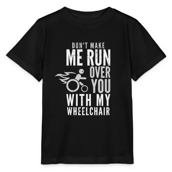 Fauteuil roulant - fauteuil roulant - T-shirt bio MINI CREATOR Stanley/Stella Enfant - noir - Devant - Mikhail (115cm)