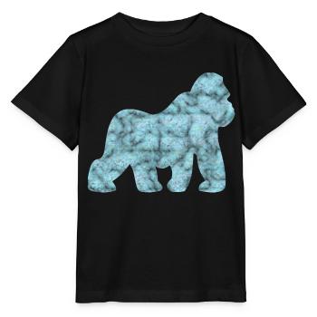 Gorilla - Stanley/Stella Kinder T-Shirt MINI CREATOR  - Schwarz - Vorne - Mikhail (115cm)