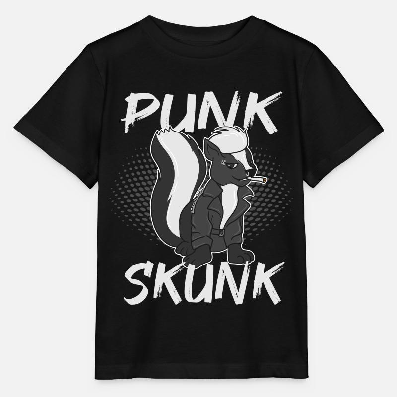 Punk putois - T-shirt bio MINI CREATOR Stanley/Stella Enfant - noir