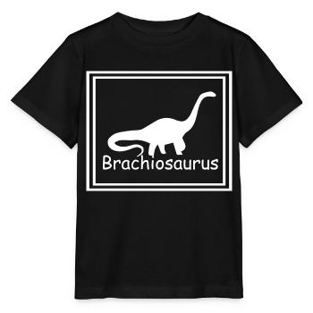 Dinosaure Dino - T-shirt bio MINI CREATOR Stanley/Stella Enfant - noir - Devant - Mikhail (115cm)