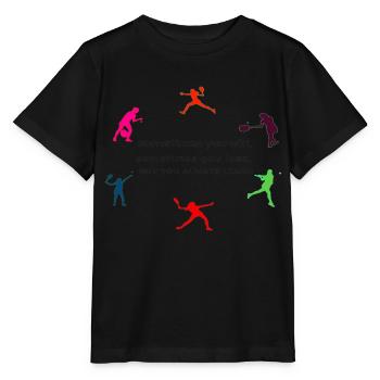 SOMETIMES YOU LOSE, BUT YOU ALWAYS LEARN - T-shirt bio MINI CREATOR Stanley/Stella Enfant - noir - Devant - Mikhail (115cm)