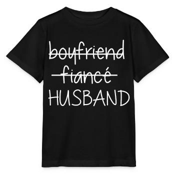 Boyfriend Fiance Husband - Stanley/Stella MINI CREATOR Kids’ T-Shirt - black - Front - Mikhail (115cm)