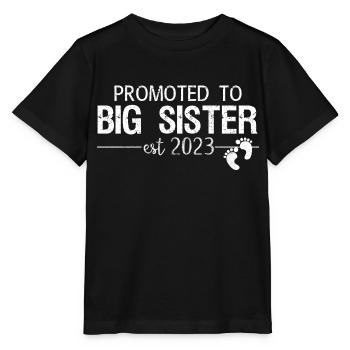 promue grande sœur 2023 - T-shirt bio MINI CREATOR Stanley/Stella Enfant - noir - Devant - Mikhail (115cm)