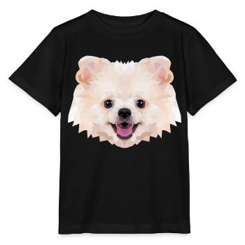 Spitz nain Polyart - T-shirt bio MINI CREATOR Stanley/Stella Enfant - noir - Devant - Mikhail (115cm)