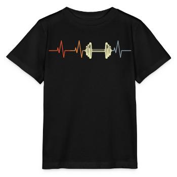 Ich liebe Fitness - Stanley/Stella Kinder T-Shirt MINI CREATOR  - Schwarz - Vorne - Mikhail (115cm)