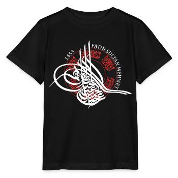 Fatih Sultan Mehmet - Stanley/Stella MINI CREATOR Kids’ T-Shirt - black - Front - Mikhail (115cm)