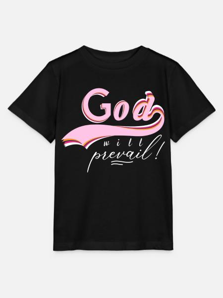 Gott wird siegen - Stanley/Stella Kinder T-Shirt MINI CREATOR - Schwarz