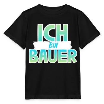 Ich bin Bauer - Stanley/Stella Kinder T-Shirt MINI CREATOR  - Schwarz - Vorne - Mikhail (115cm)