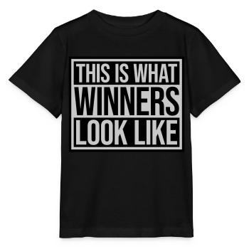 À quoi ressemblent les gagnants - T-shirt bio MINI CREATOR Stanley/Stella Enfant - noir - Devant - Mikhail (115cm)