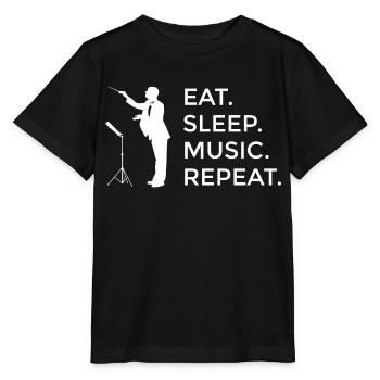 Musique Musique Dicton Faire des musiciens de musique Professeurs de musique - T-shirt bio MINI CREATOR Stanley/Stella Enfant - noir - Devant - Mikhail (115cm)