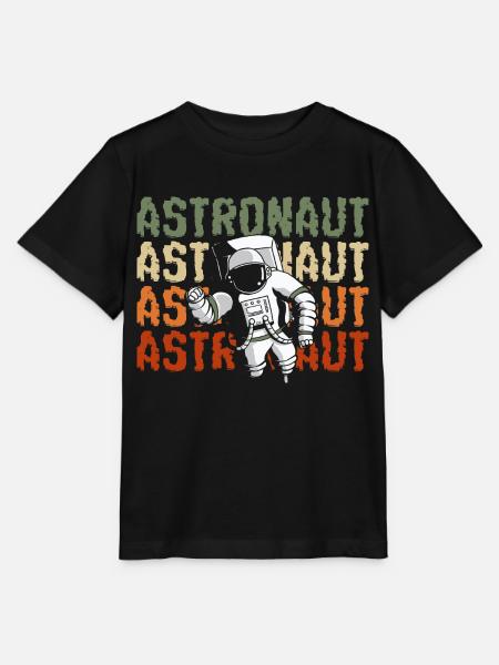Space Shuttle Rakete - Stanley/Stella Kinder T-Shirt MINI CREATOR  - Schwarz