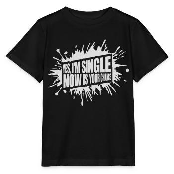 célibataire maintenant votre chance - T-shirt bio MINI CREATOR Stanley/Stella Enfant - noir - Devant - Mikhail (115cm)