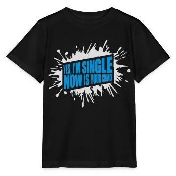 célibataire maintenant votre chance - T-shirt bio MINI CREATOR Stanley/Stella Enfant - noir - Devant - Mikhail (115cm)