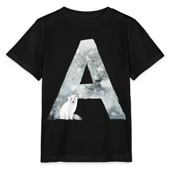 A – caractère décoratif – hiver - T-shirt bio MINI CREATOR Stanley/Stella Enfant - noir - Devant - Mikhail (115cm)
