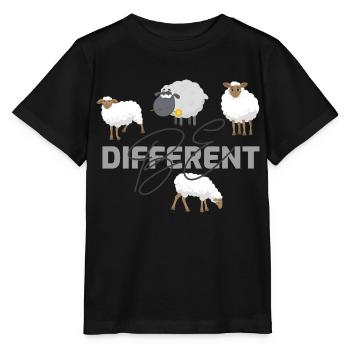 Be different - Stanley/Stella Kinder T-Shirt MINI CREATOR  - Schwarz - Vorne - Mikhail (115cm)