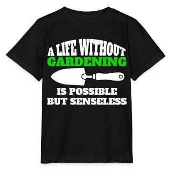 Jardinier Hobby Jardinier Cadeau Verger de jardin - T-shirt bio MINI CREATOR Stanley/Stella Enfant - noir - Devant - Mikhail (115cm)