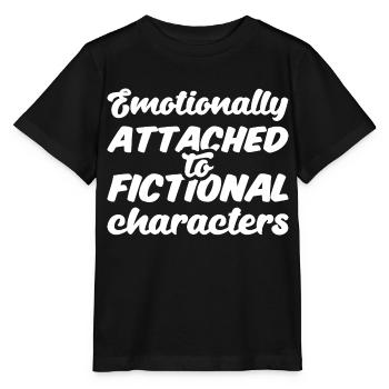 Emotional an fiktive Charaktere gebunden III - Stanley/Stella Kinder T-Shirt MINI CREATOR  - Schwarz - Vorne - Mikhail (115cm)
