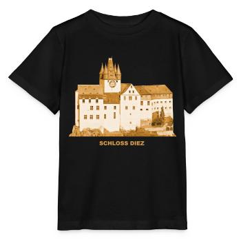 Diez Castle Castle Rhineland-Palatinate - Stanley/Stella MINI CREATOR Kids’ T-Shirt - black - Front - Mikhail (115cm)