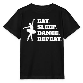Ballet Dancer Gift Dance Ballerina Dance Class - Stanley/Stella MINI CREATOR Kids’ T-Shirt - black - Front - Mikhail (115cm)