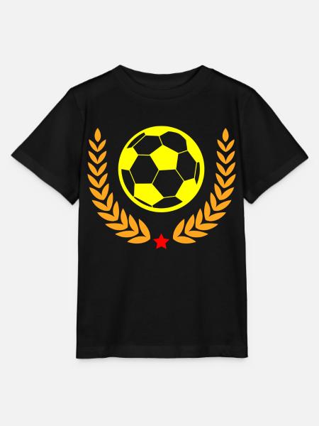 Soccer Fussball - Stanley/Stella Kinder T-Shirt MINI CREATOR - Schwarz