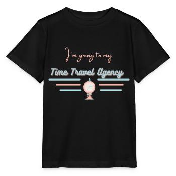 Zeitreise - Stanley/Stella Kinder T-Shirt MINI CREATOR  - Schwarz - Vorne - Mikhail (115cm)