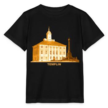 Templin Town Hall Uckermark Brandenburg - Stanley/Stella MINI CREATOR Kids’ T-Shirt - black - Front - Mikhail (115cm)