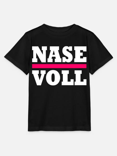 Nase voll - Stanley/Stella Kinder T-Shirt MINI CREATOR - Schwarz
