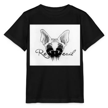 Sphynx Katze Hell - Stanley/Stella Kinder T-Shirt MINI CREATOR  - Schwarz - Vorne - Mikhail (115cm)