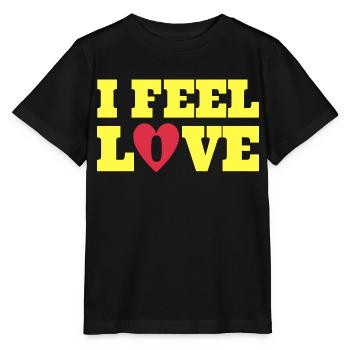 Ich fühle Liebe - Stanley/Stella Kinder T-Shirt MINI CREATOR  - Schwarz - Vorne - Mikhail (115cm)