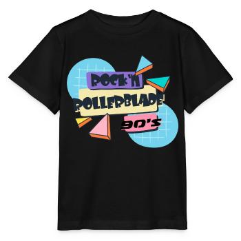 Rock n rollerblade - T-shirt bio MINI CREATOR Stanley/Stella Enfant - noir - Devant - Mikhail (115cm)