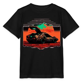 Bright colours and a retro classic sports car - Stanley/Stella MINI CREATOR Kids’ T-Shirt - black - Front - Mikhail (115cm)