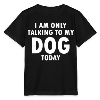 Dog Hund - Stanley/Stella Kinder T-Shirt MINI CREATOR  - Schwarz - Vorne - Mikhail (115cm)