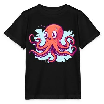 Calmar - T-shirt bio MINI CREATOR Stanley/Stella Enfant - noir - Devant - Mikhail (115cm)