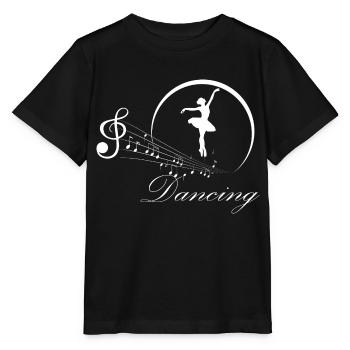 Dancing Dance Music - Stanley/Stella MINI CREATOR Kids’ T-Shirt - black - Front - Mikhail (115cm)