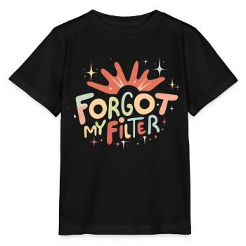 Filter vergessen - Stanley/Stella Kinder T-Shirt MINI CREATOR  - Schwarz - Vorne - Mikhail (115cm)