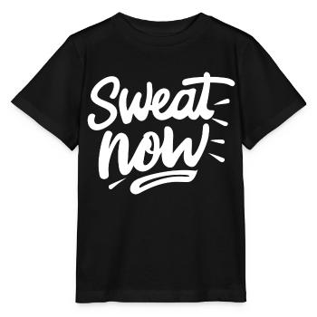 Jetzt schwitzen - Stanley/Stella Kinder T-Shirt MINI CREATOR  - Schwarz - Vorne - Mikhail (115cm)