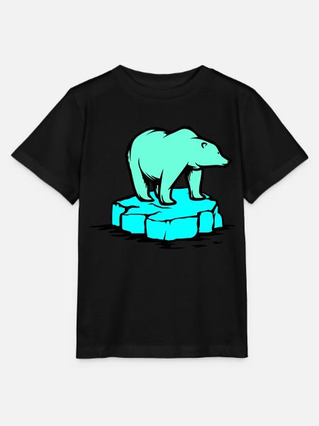 eisbär - Stanley/Stella Kinder T-Shirt MINI CREATOR - Schwarz