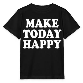 Make today happy - T-shirt bio MINI CREATOR Stanley/Stella Enfant - noir - Devant - Mikhail (115cm)