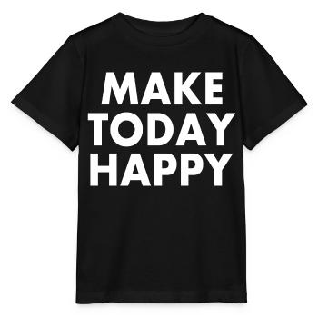 Make today happy - T-shirt bio MINI CREATOR Stanley/Stella Enfant - noir - Devant - Mikhail (115cm)