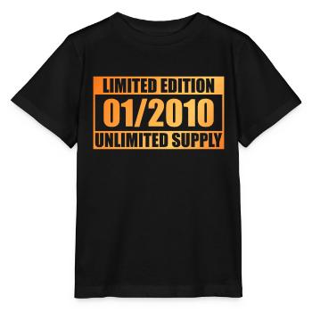 14th Birthday Limited Edition - ꝏ Supply 01/2010 - Stanley/Stella MINI CREATOR Kids’ T-Shirt - black - Front - Mikhail (115cm)
