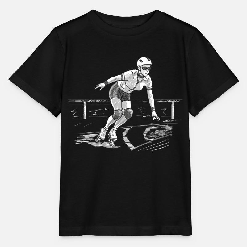 ROLLERSKATES - Stanley/Stella MINI CREATOR Kids’ T-Shirt - black