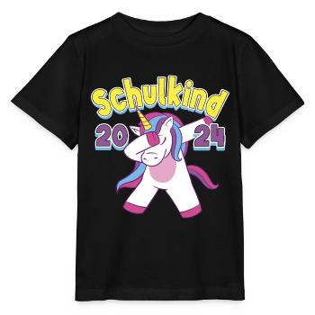 Écolier 2024 Licorne École Élève - T-shirt bio MINI CREATOR Stanley/Stella Enfant - noir - Devant - Mikhail (115cm)