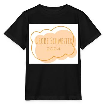 Große Schwester 2024 - Stanley/Stella Kinder T-Shirt MINI CREATOR  - Schwarz - Vorne - Mikhail (115cm)