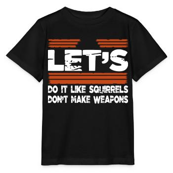 birthday present idea birthday present - Stanley/Stella MINI CREATOR Kids’ T-Shirt - black - Front - Mikhail (115cm)